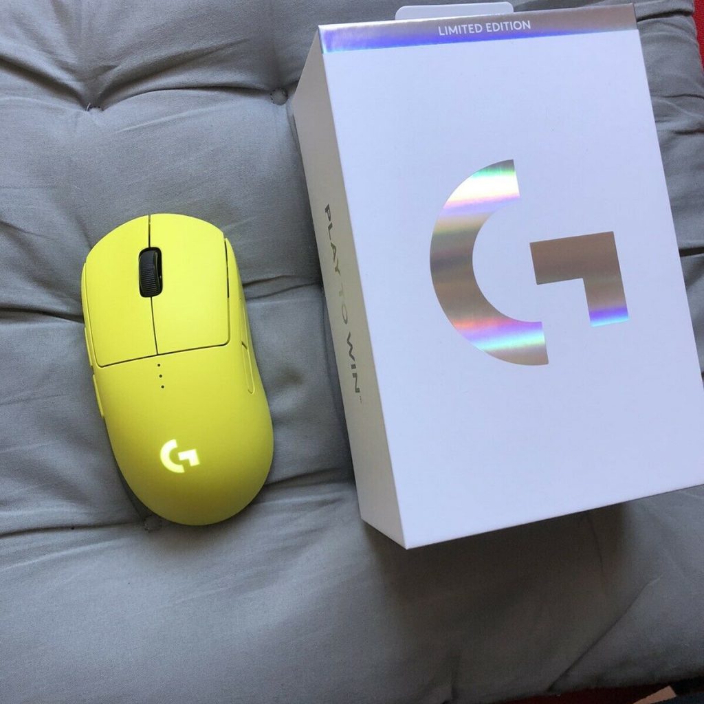 Limited Edition Logitech G Pro Wireless GPW 'Op' Yellow after the 